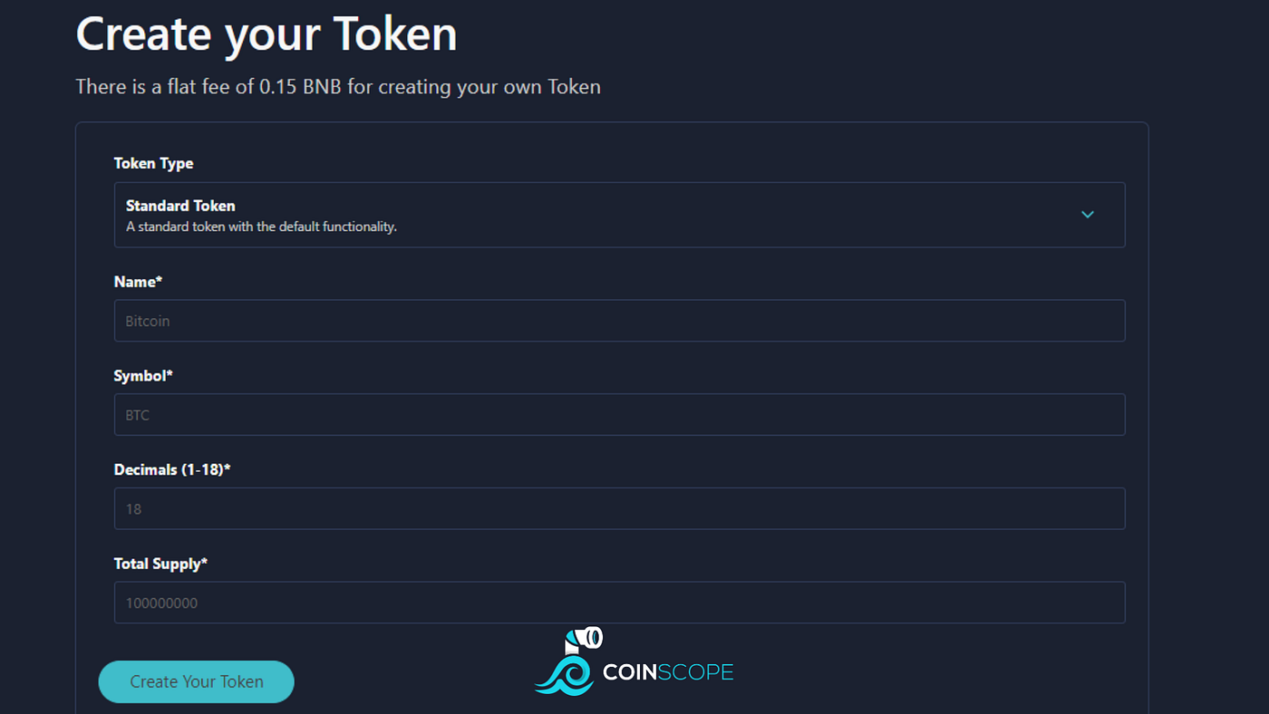 How to Create a BSC Token. Introduction | by Coinscope | Medium