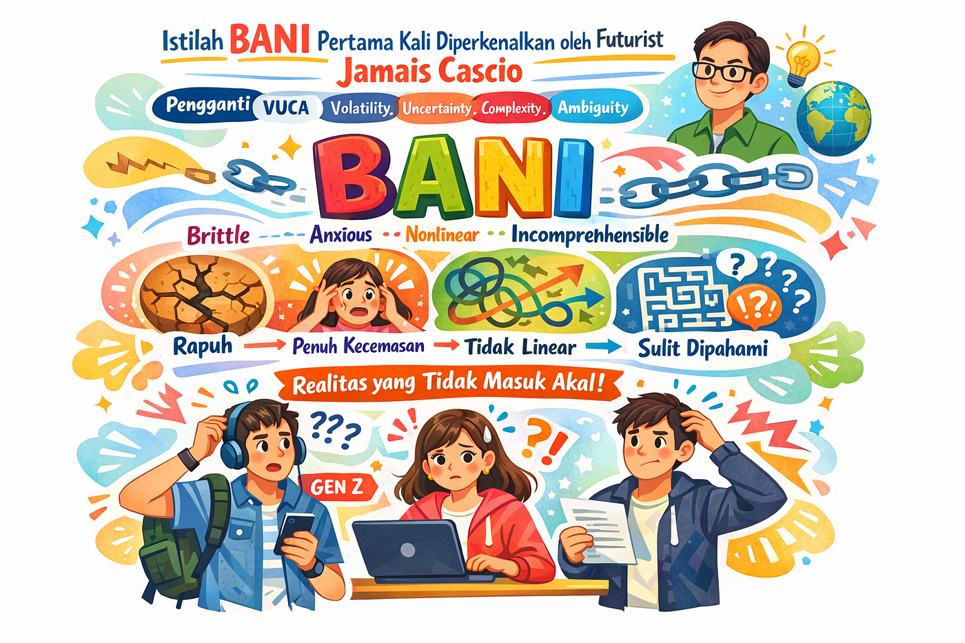 Jurus Generasi Z menuju Efektivitas Sejati ala Steven Covey di era BANI