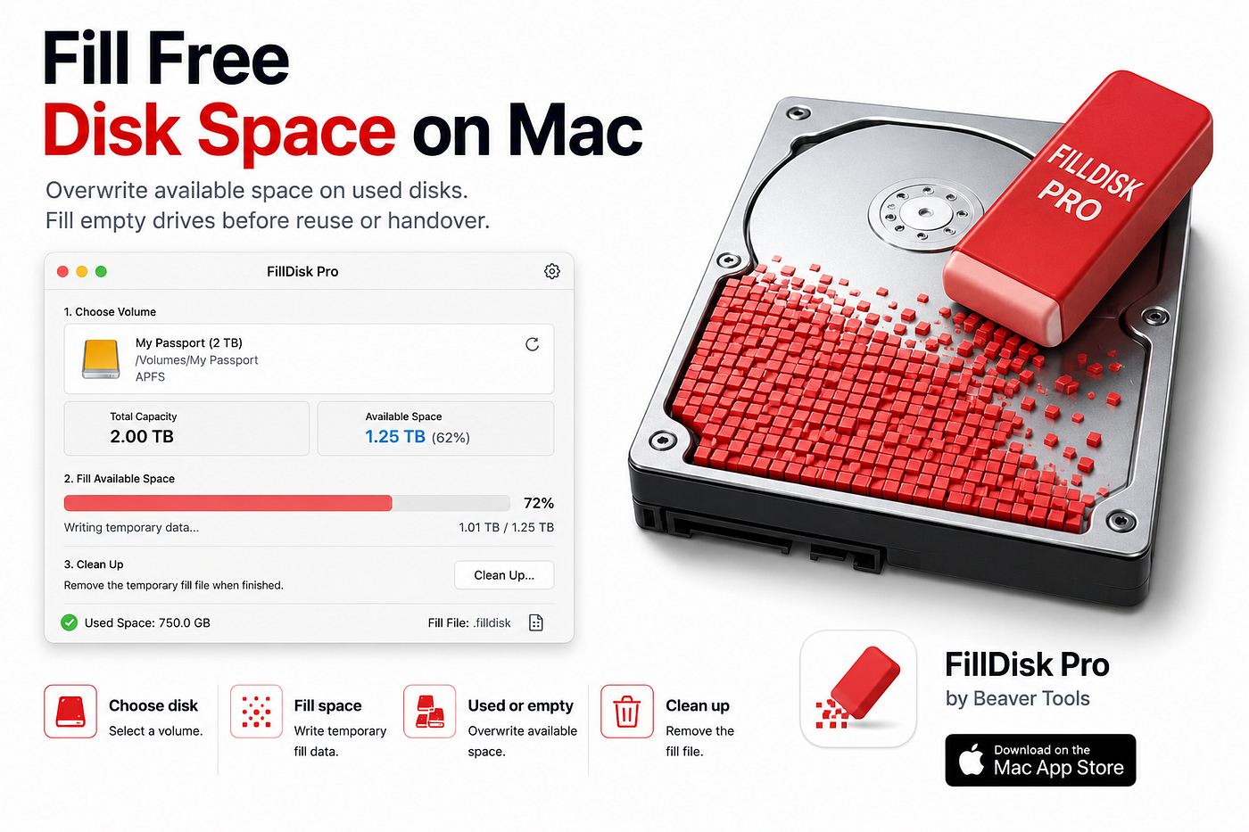 Fill Free Disk Space on Mac