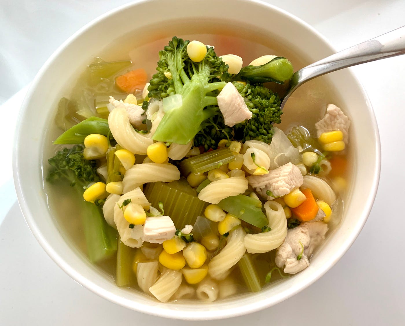 Chicken 2024 macaroni soup