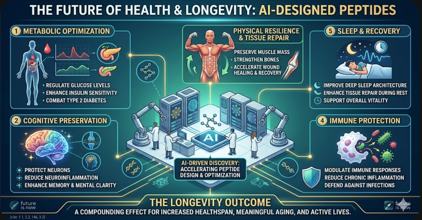 Peptides, AI, and the Future of Human Longevity: From Molecular Precision to Meaningful Life…