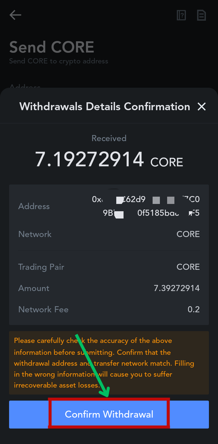HOW TO WITHDRAW CORE TO YOUR METAMASK WALLET OR TRUSTWALLET | by Nwoke  Kingsley | Medium