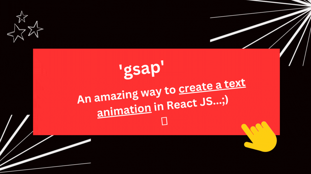 Text to GIF animation: Idea to Publication — ReactJS Devlog
