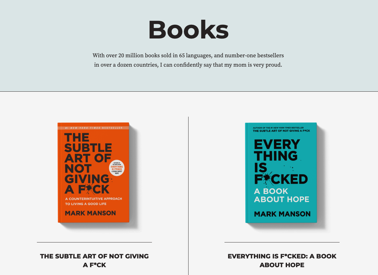 Mark Manson: How not to get hung up about your business