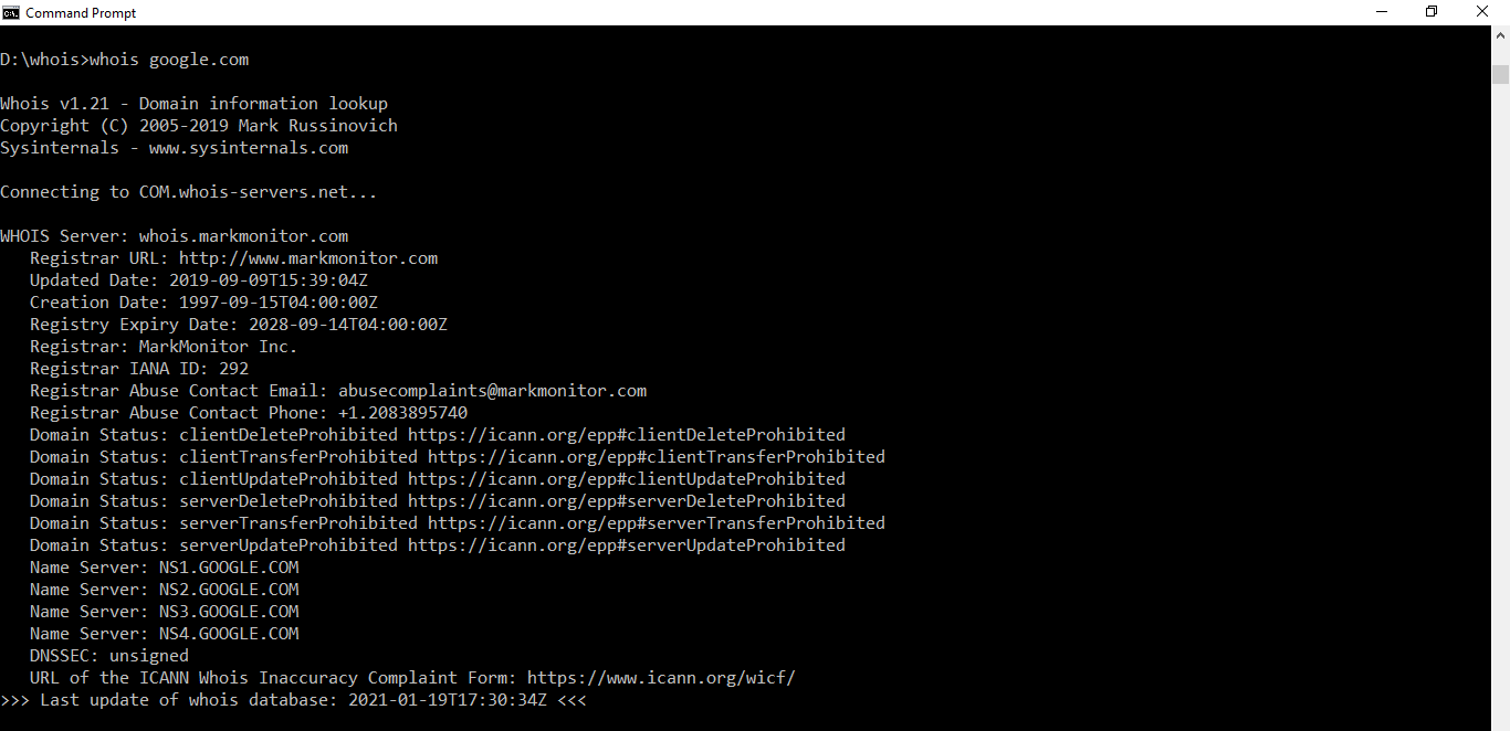 IT Life Hack: Run WhoIs and Other Windows Sysinternals CLI Tools