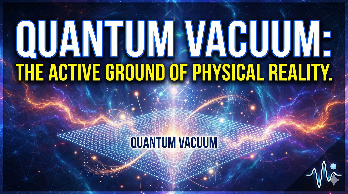 Quantum Vacuum: The Active Ground of Physical Reality.