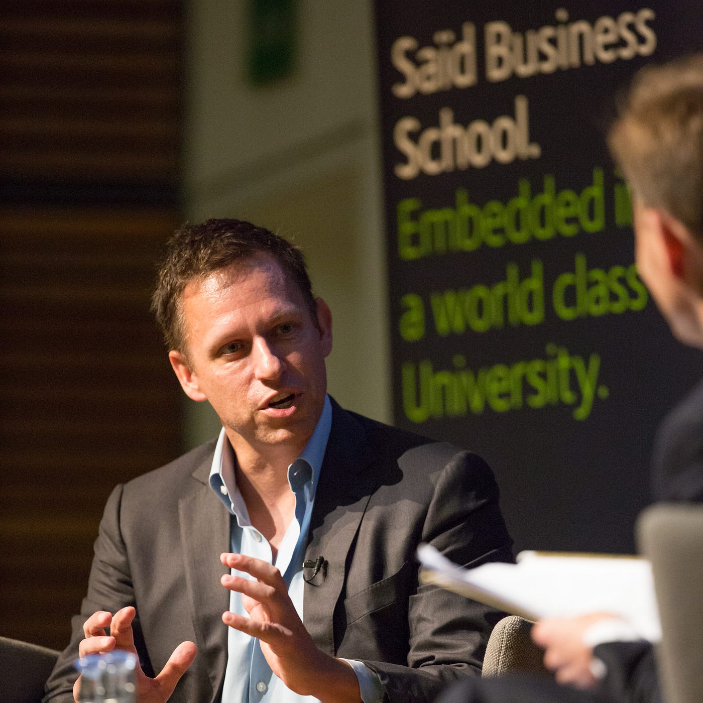 Teppo Felin in Conversation with Peter Thiel at Saïd Business School | by  Saïd Business School | Medium