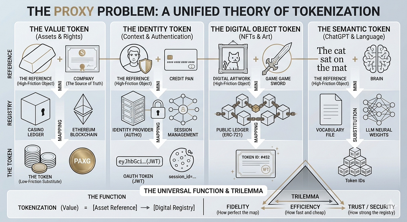 The Proxy Problem: A Unified Theory of Tokenization