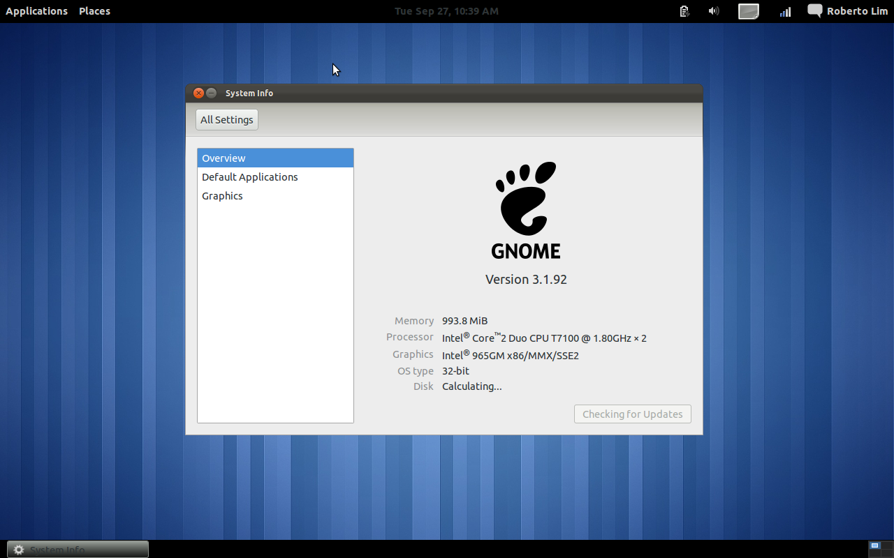 Gnome 3 Linux