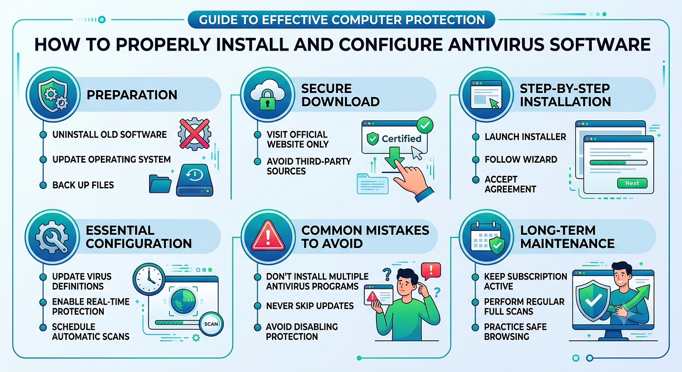 Complete Guide to Installing Antivirus Software Safely