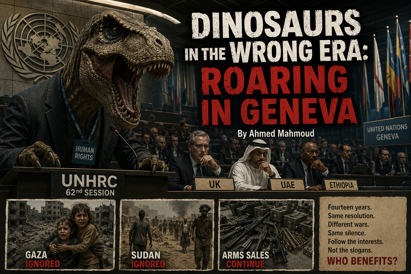 Dinosaurs in the Wrong Era: Roaring in Geneva