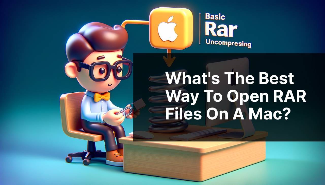 What’s the best way to open RAR files on a Mac?