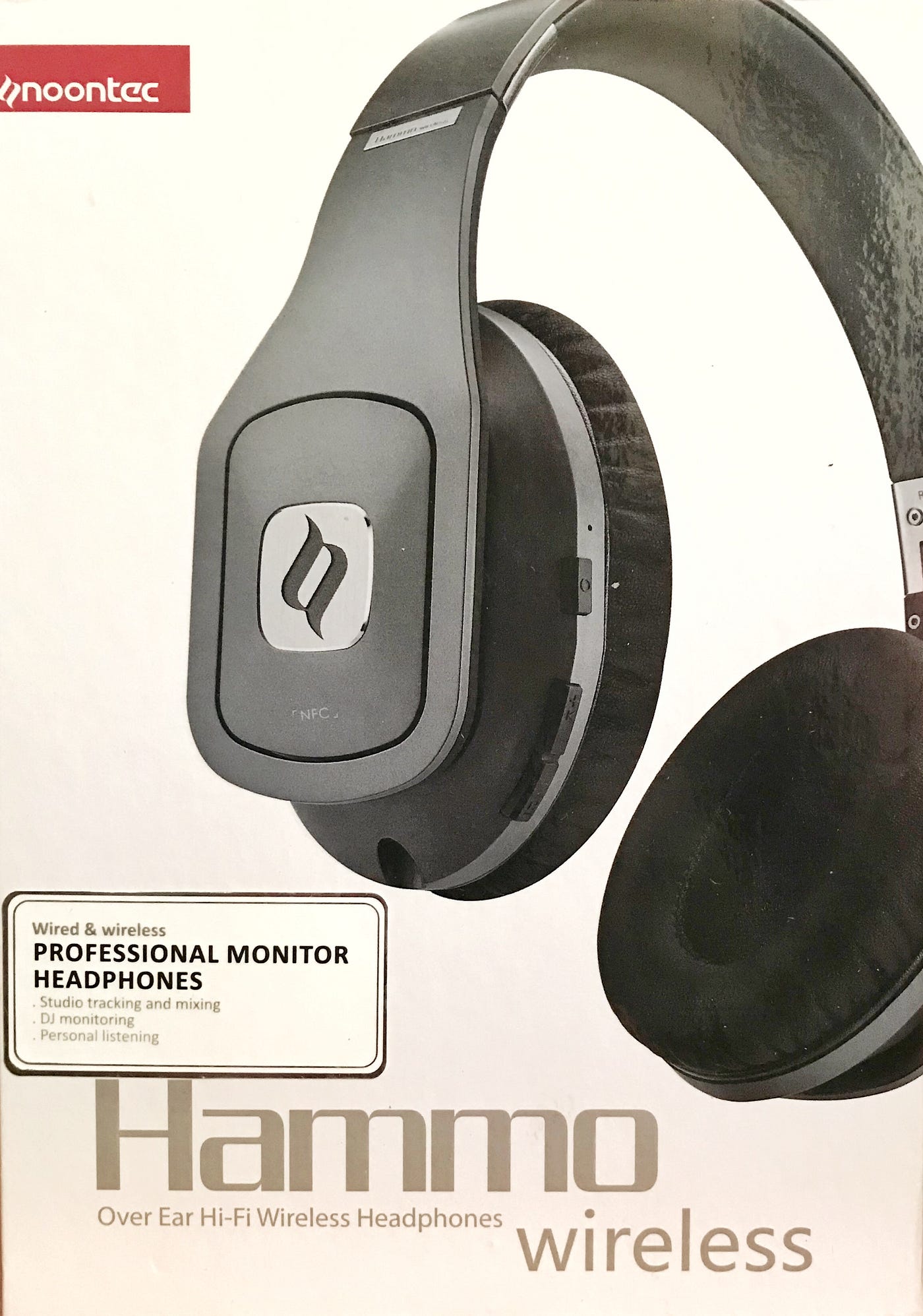 Noontec Hammo Wireless Professional Monitor Headphone Review | by Wireless  Discovery | Medium