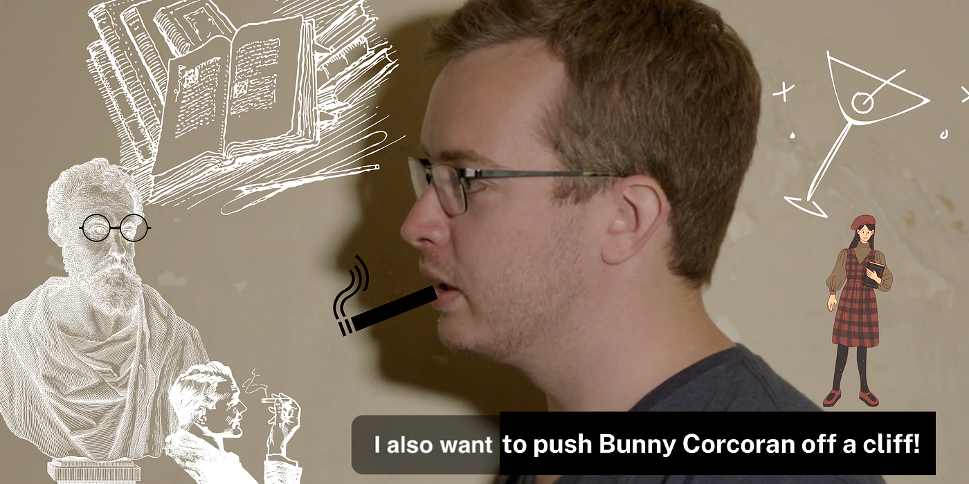 cigarette sword meme Richard Papen #1 Dark Academia Fanboy