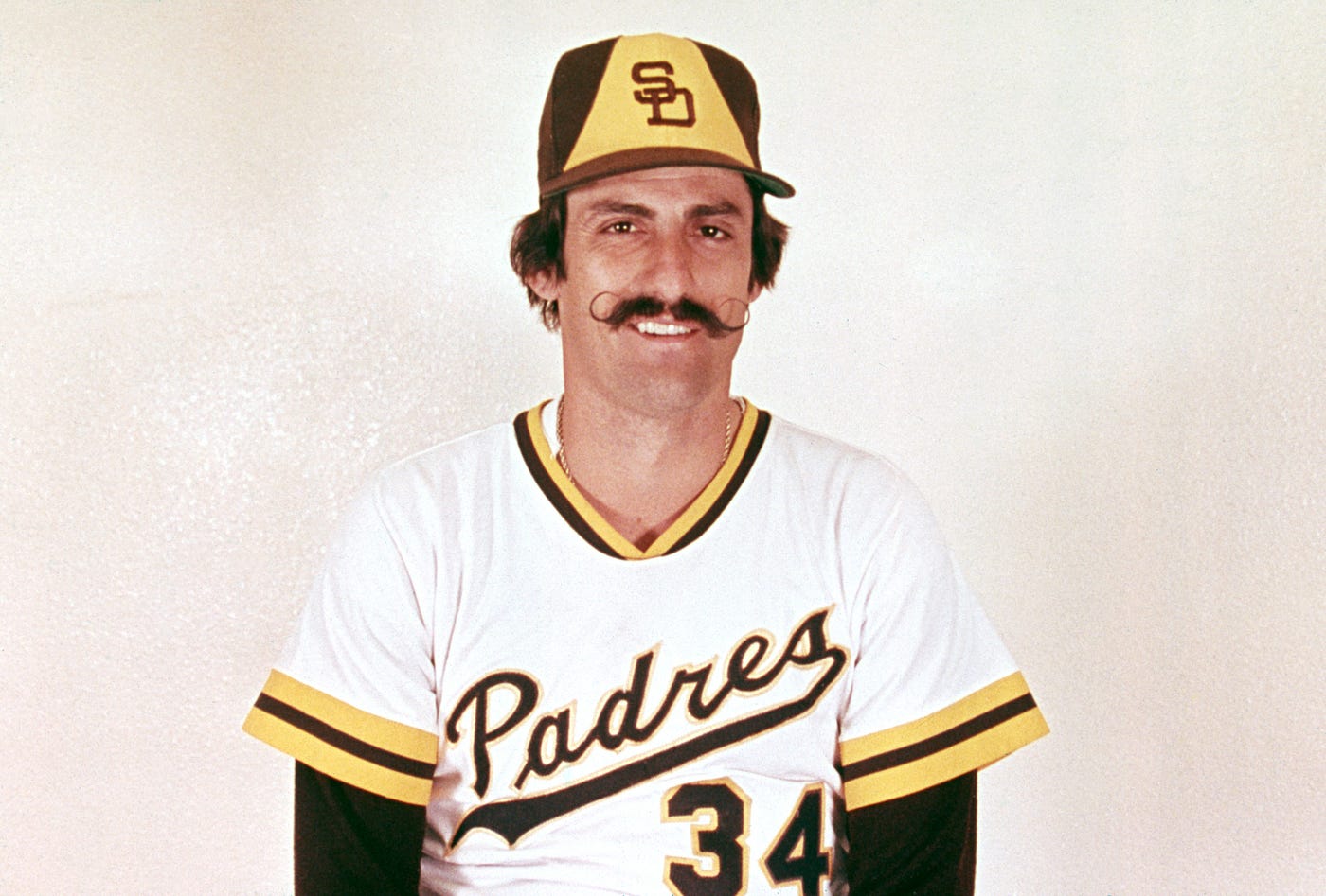 Glenn Hoffman of the San Diego Padres poses during Photo Day on