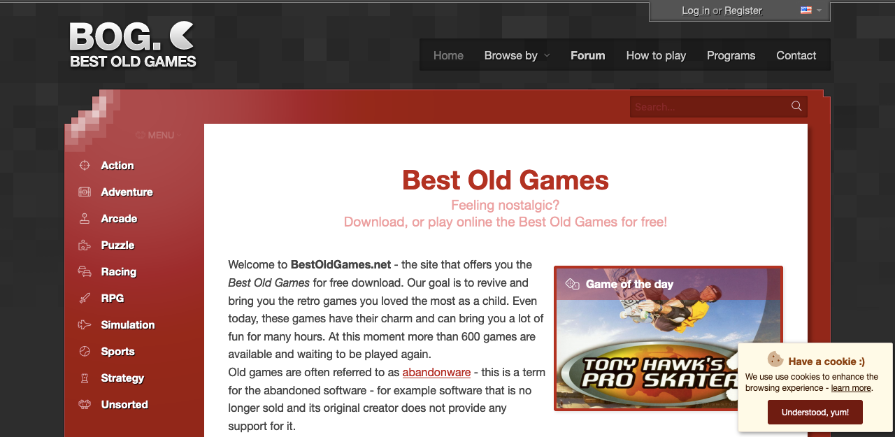 How to download games on our website - Old Games Download
