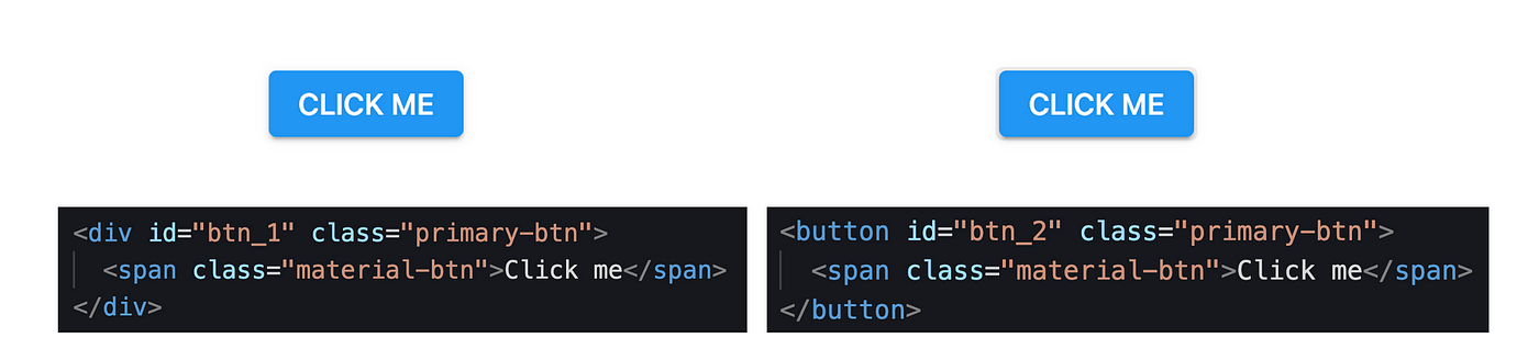 Stop Using Divs for Buttons! | JavaScript in Plain English