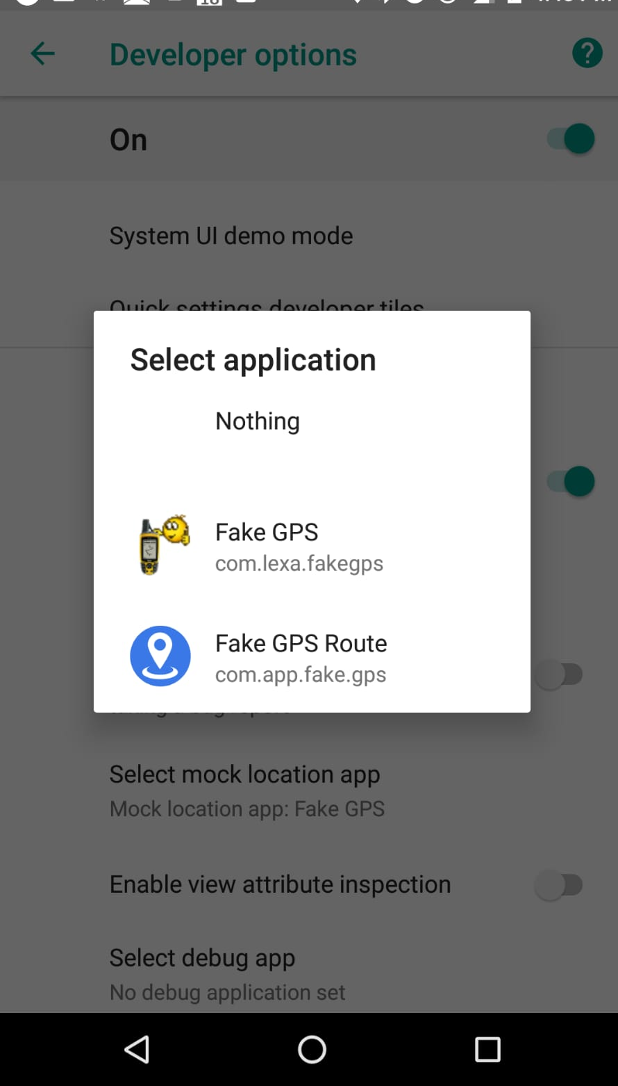 App outlet fake gps