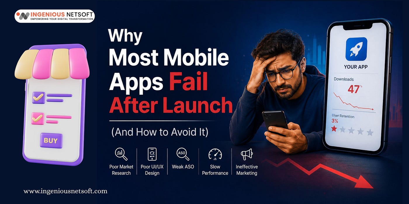 Why Most Mobile Apps Fail After Launch (And How to Avoid It)