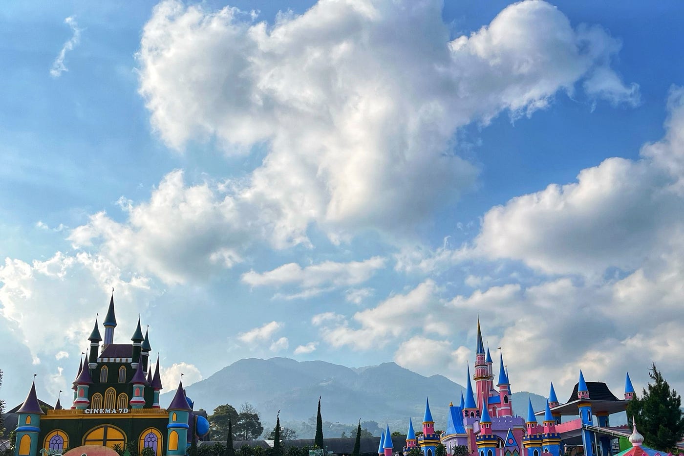 Photo by author at an amusement park.
