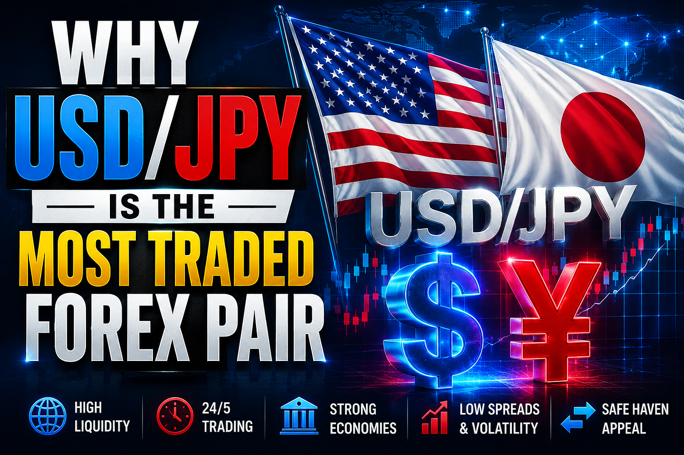 “Why USD/JPY Is the Most Traded Forex Pair”