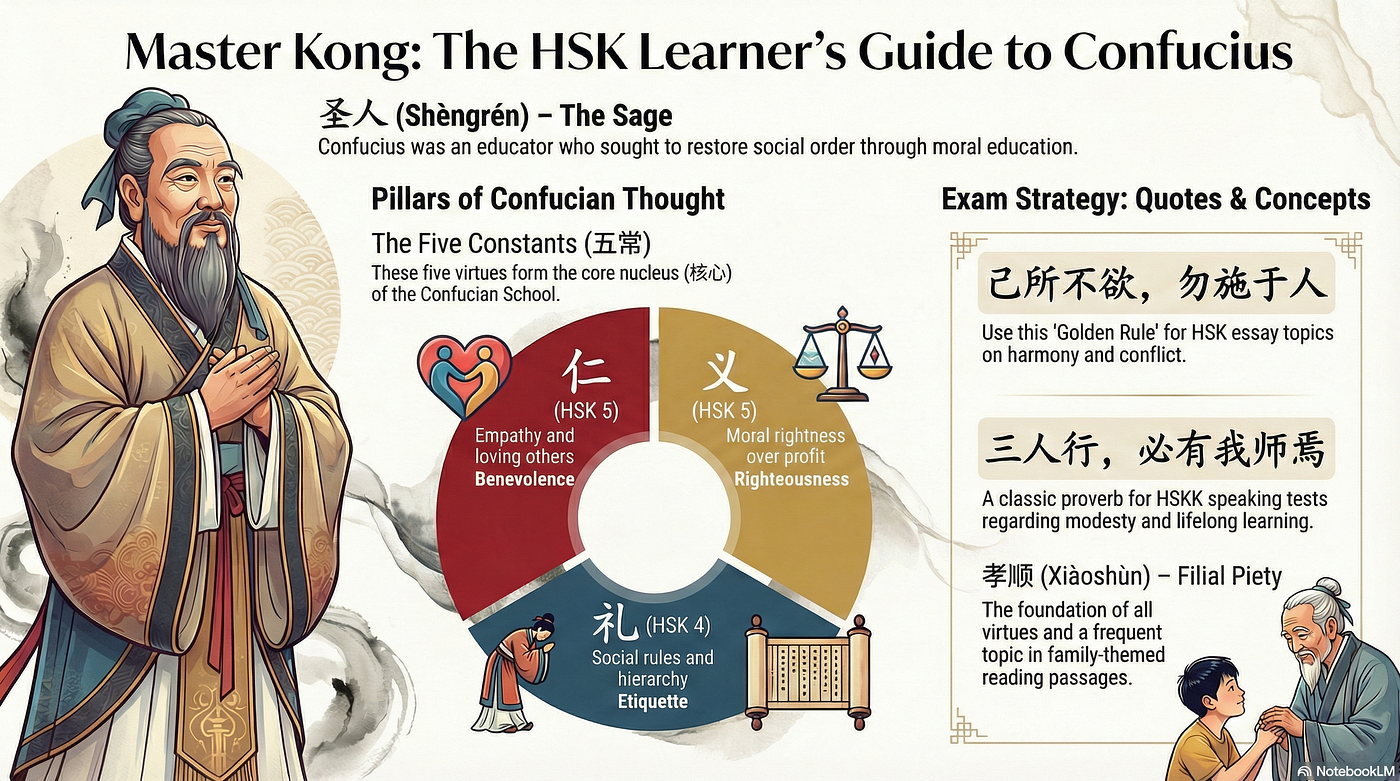 Introduction to Confucius and His Teachings: An Essential HSK Vocabulary Guide