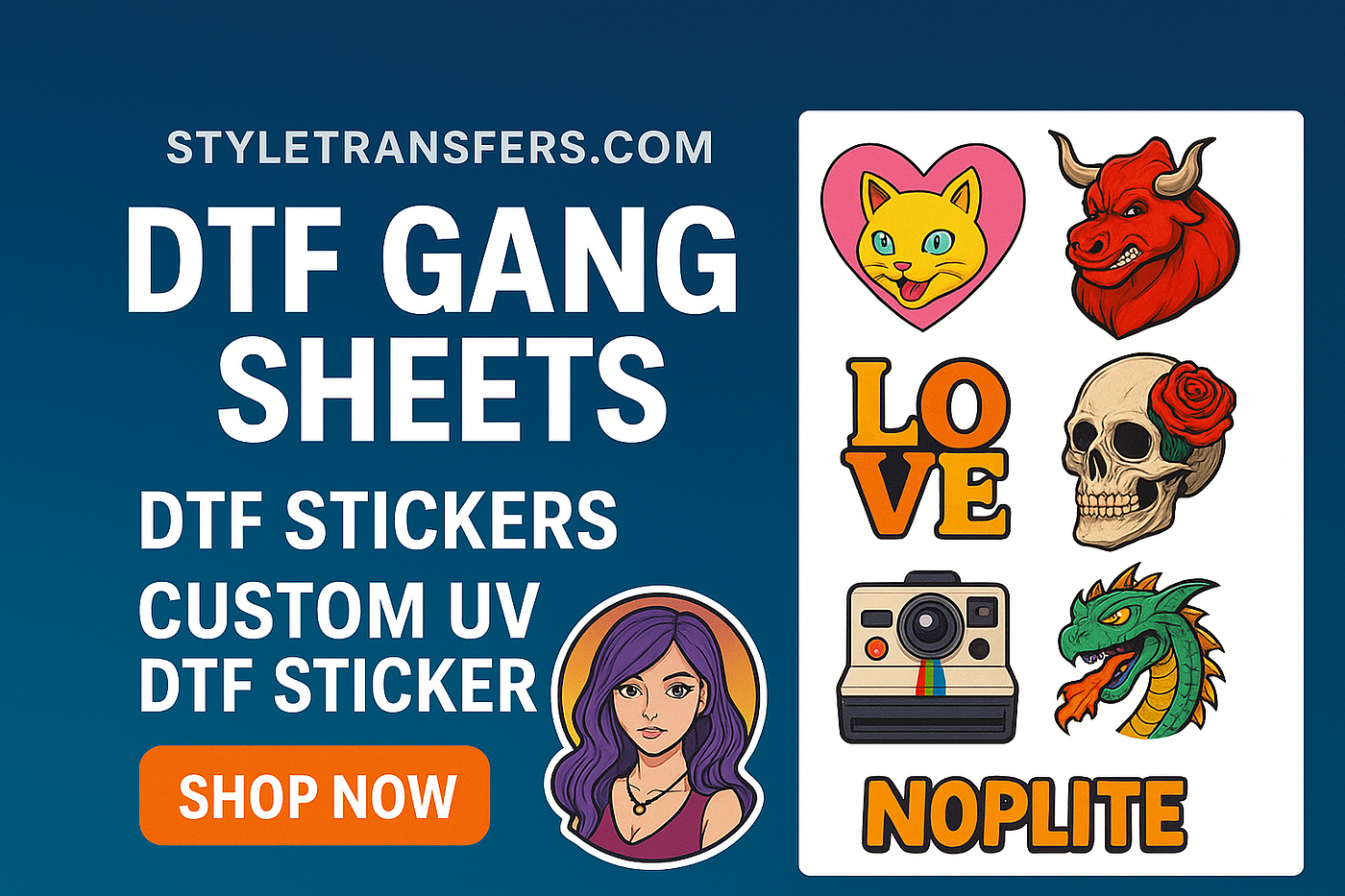 The Complete Guide to Custom UV DTF Stickers & DTF Gang Sheets for Your Company