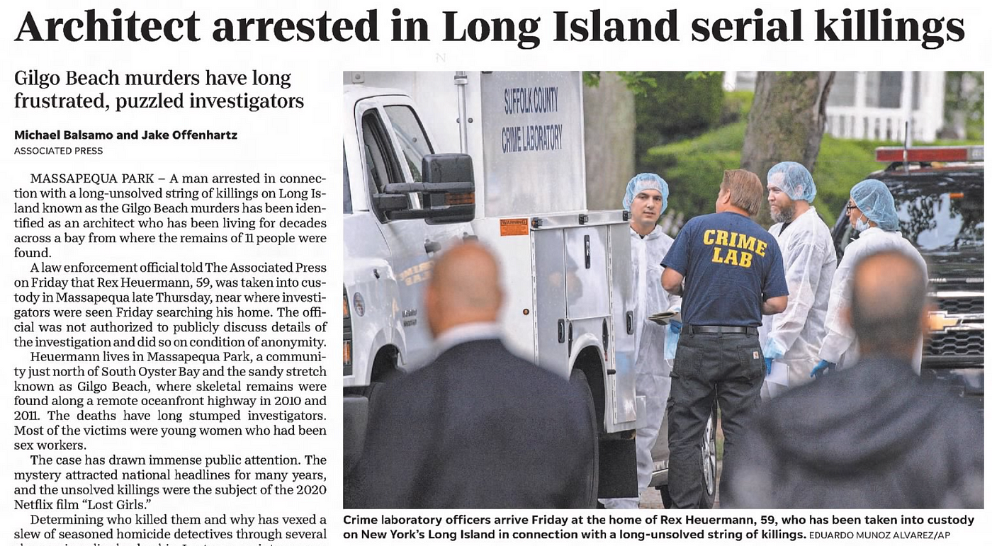 Disturbing New Developments in the Gilgo Beach Murders Case