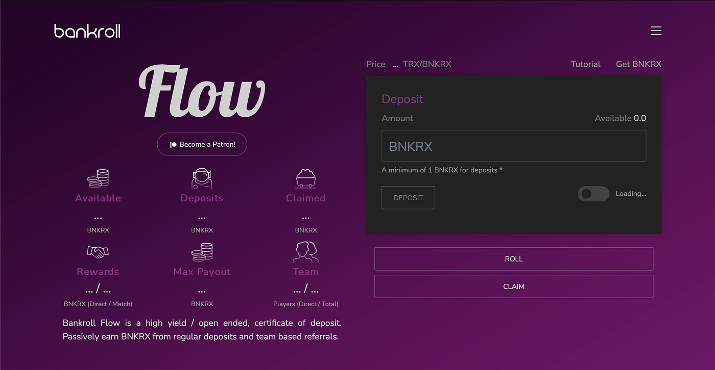 How I Earn 365% APY With Bankroll Flow & Tron | by CryptoBen | Medium
