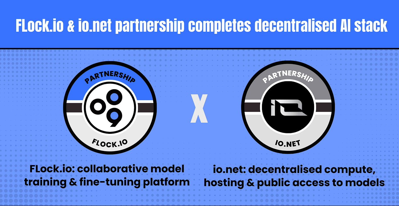 Decentralised AI stack: FLock launches decentralised training and hosting  on io.net | by FLock.io | Medium