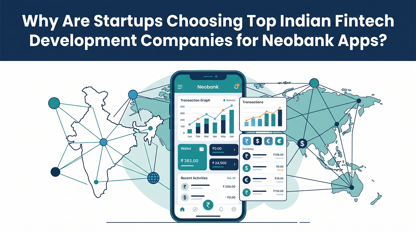 Why Are Startups Choosing Top Indian Fintech Development Companies for Neobank Apps?