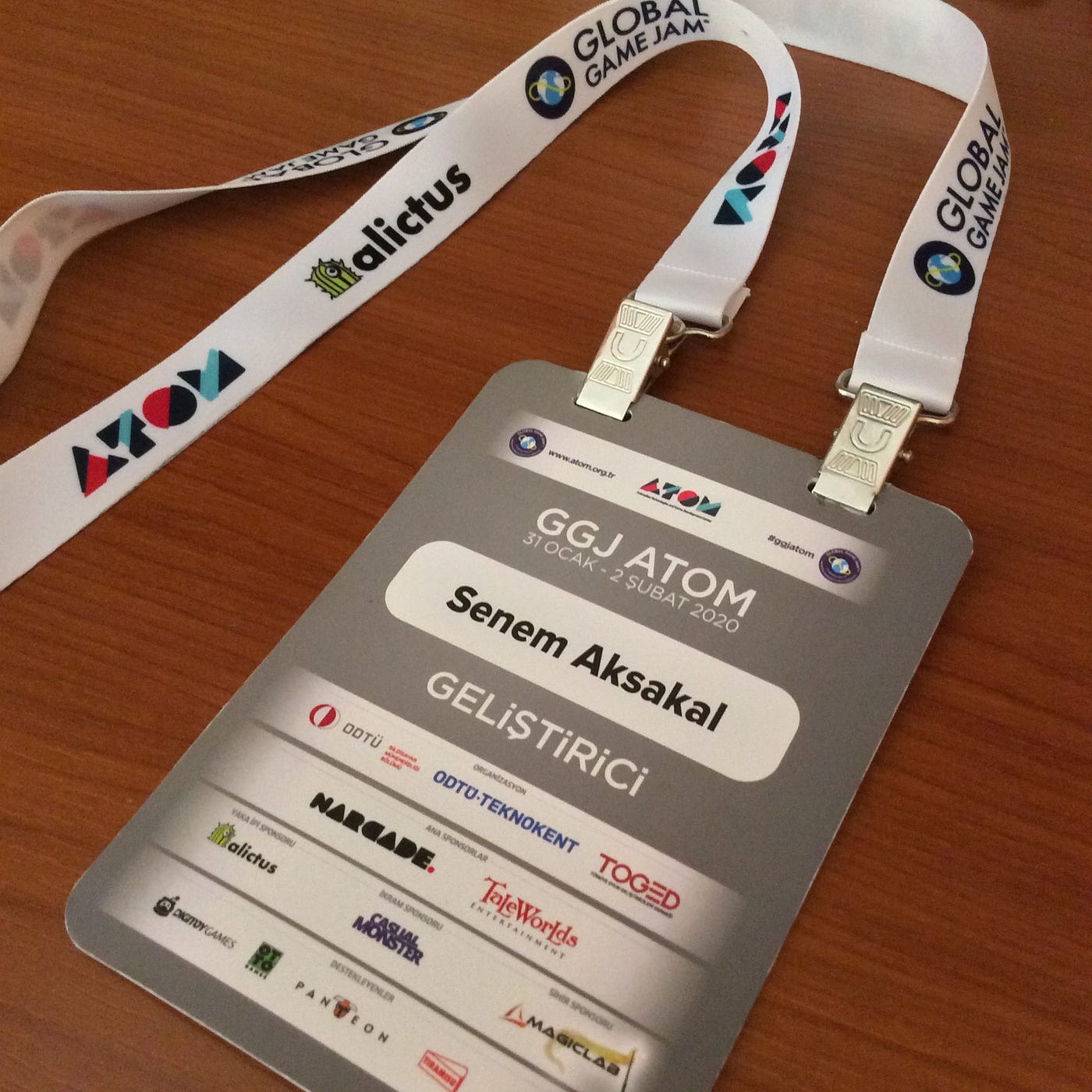 Global Game Jam ATOM Deneyimlerim