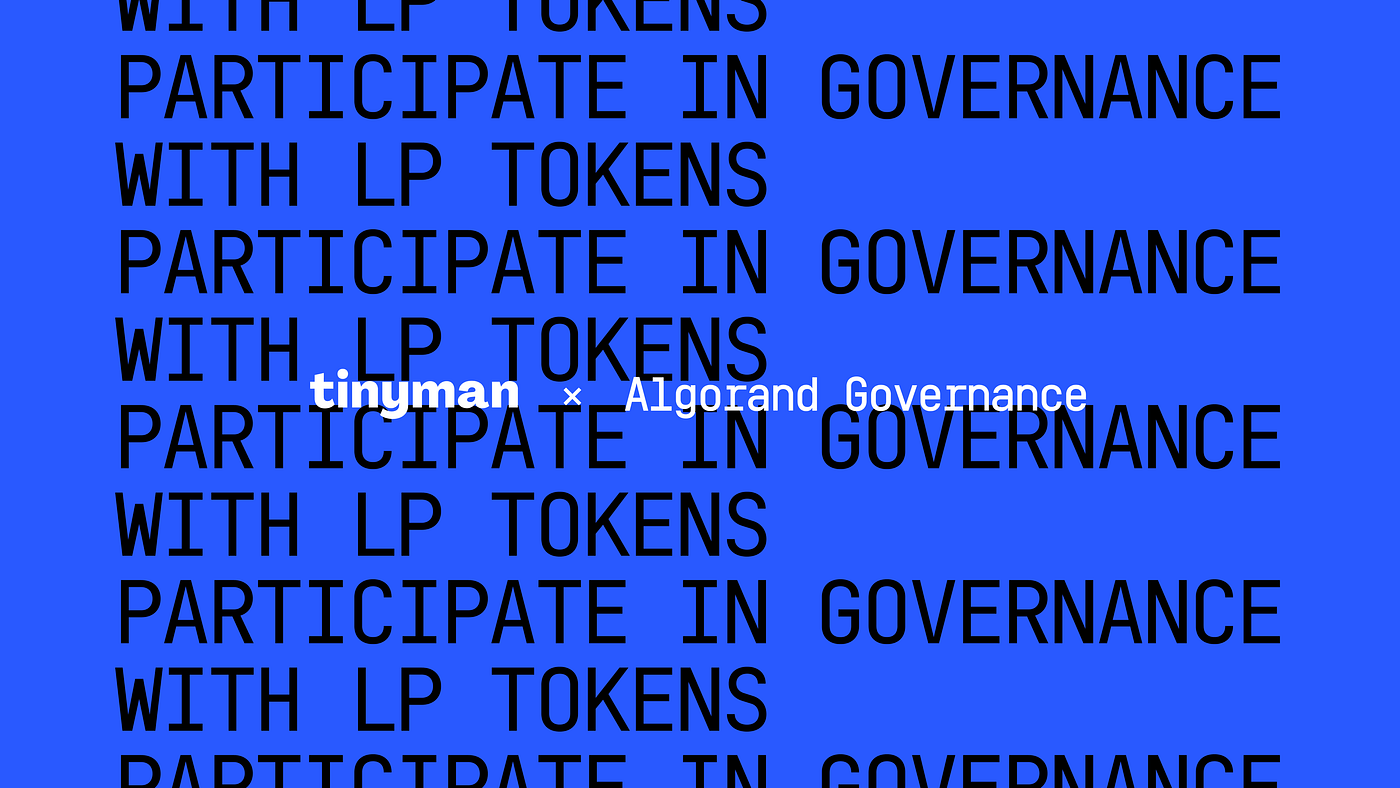 Tinyman in Algorand Governance. The outcome of the Algorand Community… | by  Tinyman | Medium