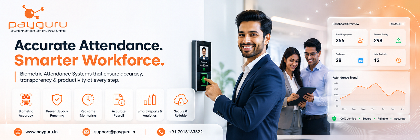 How Biometric Attendance Systems Improve Accuracy