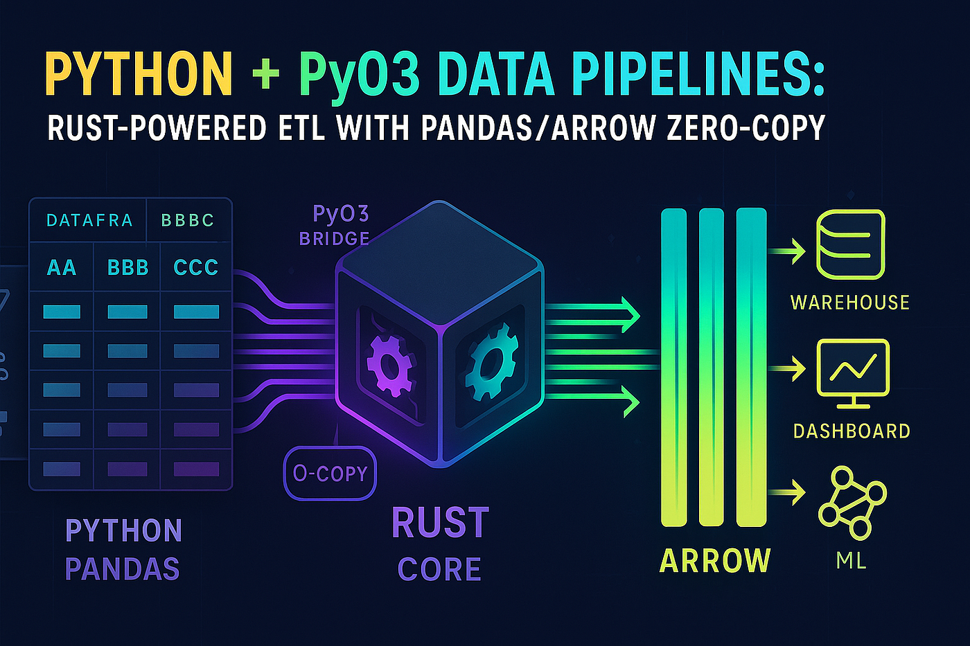 Python + PyO3 Data Pipelines: Rust-Powered ETL with Pandas/Arrow Zero-Copy