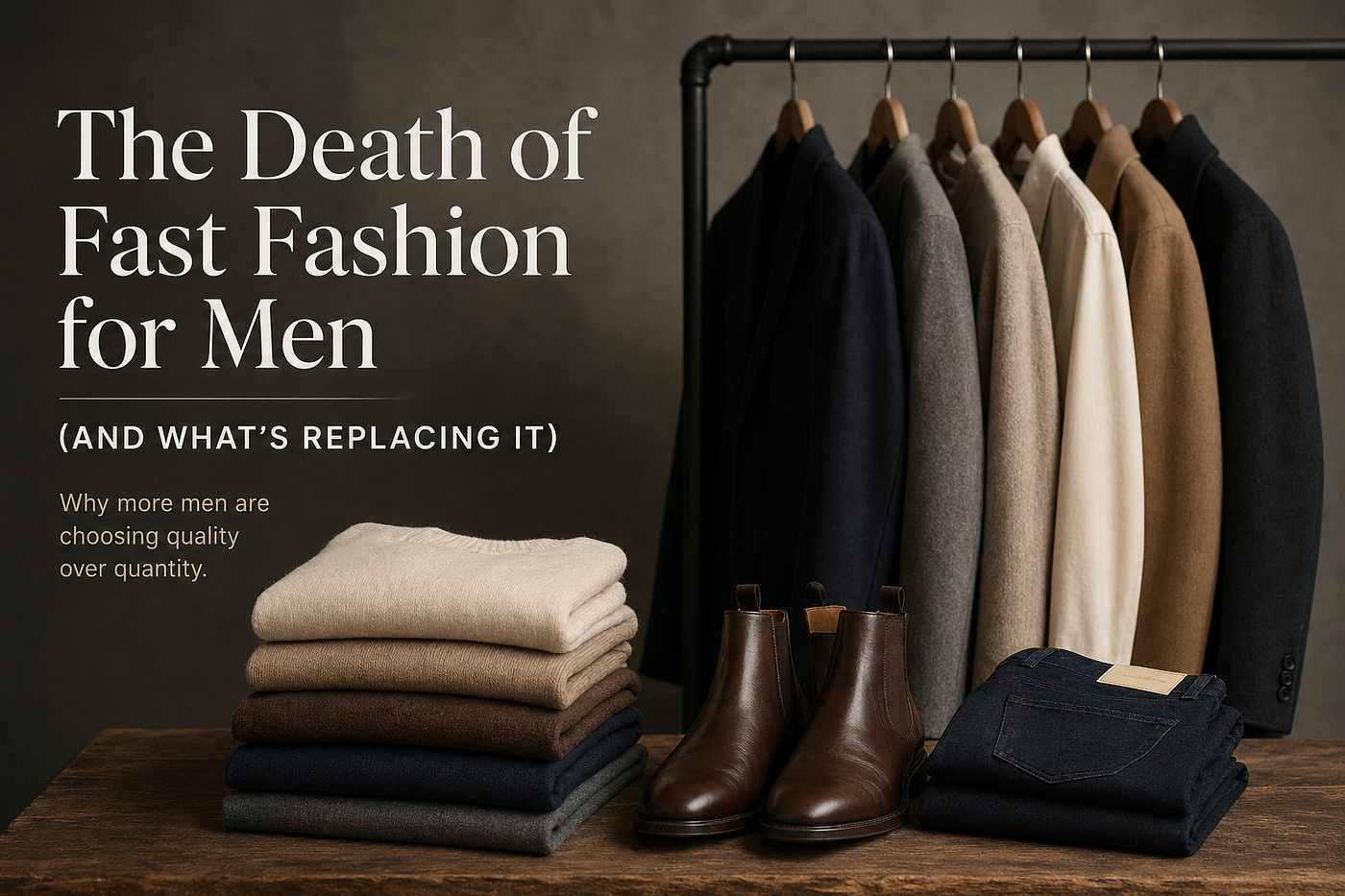 The Death of Fast Fashion for Men (And What’s Replacing It)