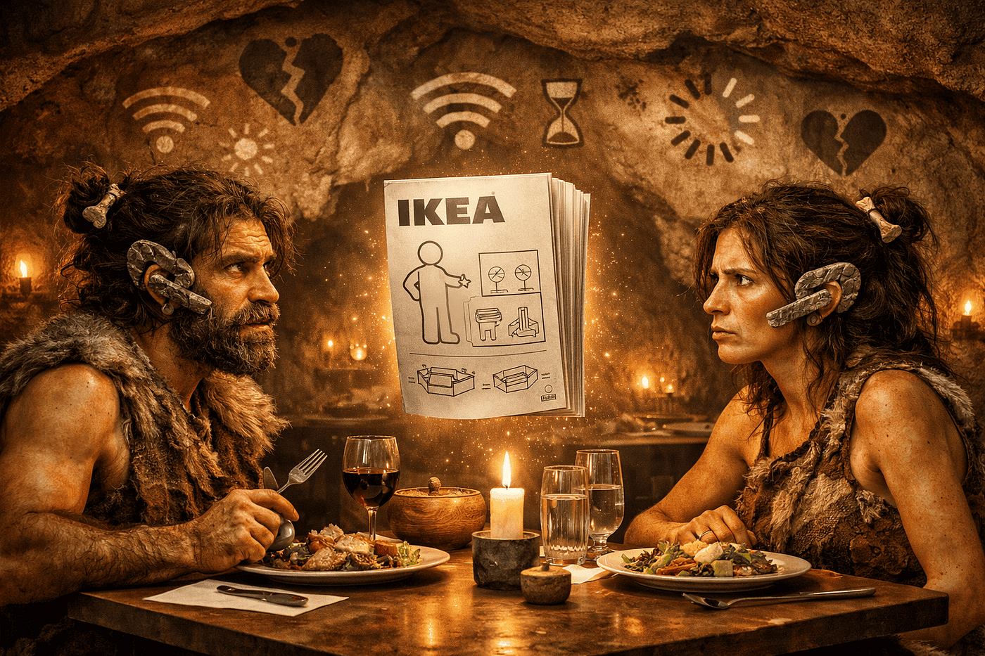 VERSION I — Dating → Humanity’s Most Ambitious Self-Sabotage Project