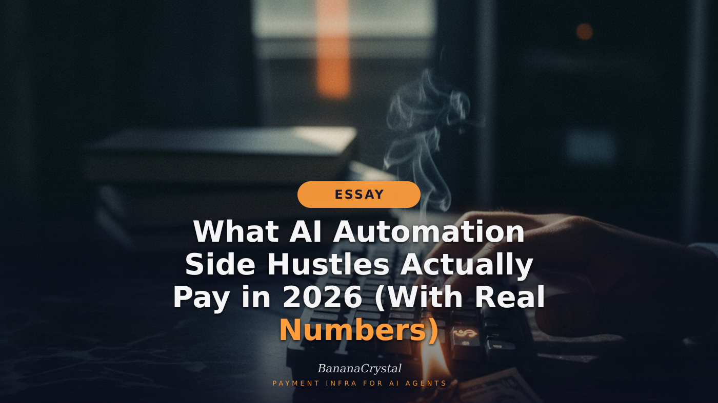 What AI Automation Side Hustles Actually Pay in 2026 (With Real Numbers)