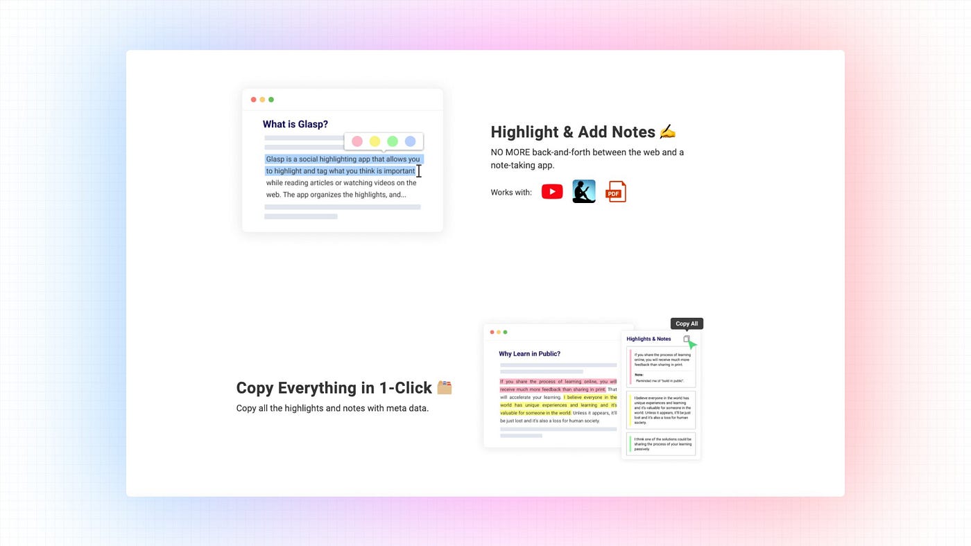 Glasp: Your Social Web Highlighter For Organizing And Sharing Knowledge | by Glory Sunday | Medium