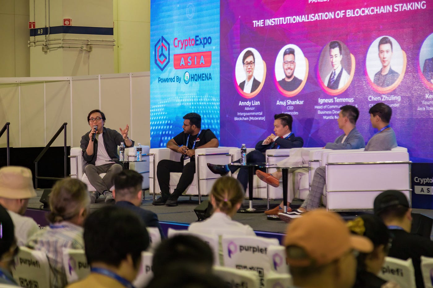 Panel Discussion at Crypto Expo Asia 2023: The Institutionalisation of  Blockchain Staking | by Anndy Lian | Medium