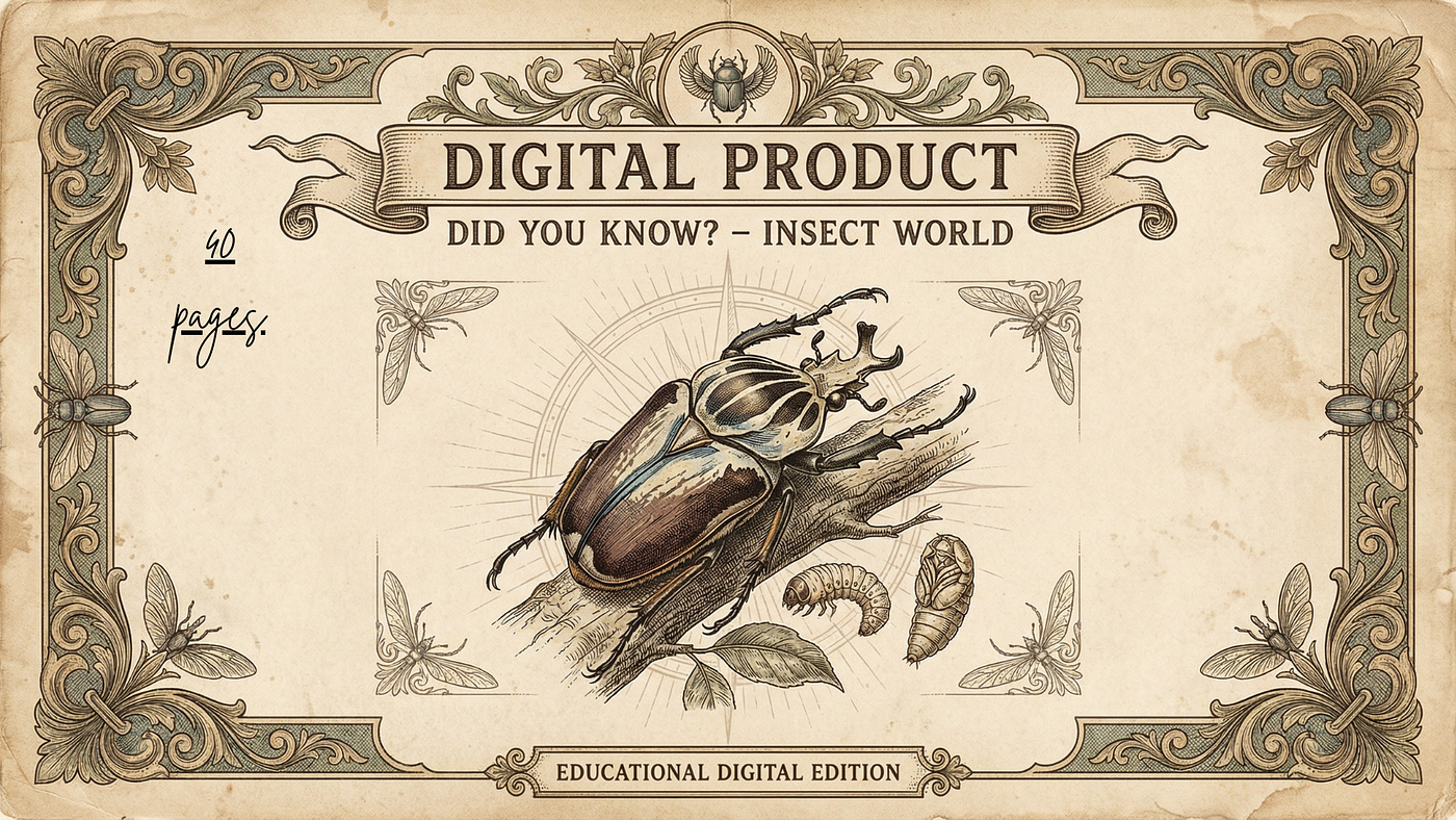 Vintage Insect World Mega Bundle
