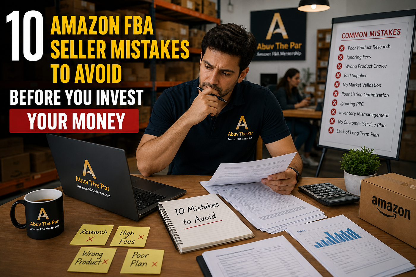 10 Amazon FBA Seller Mistakes to Avoid Before You Invest Your Money