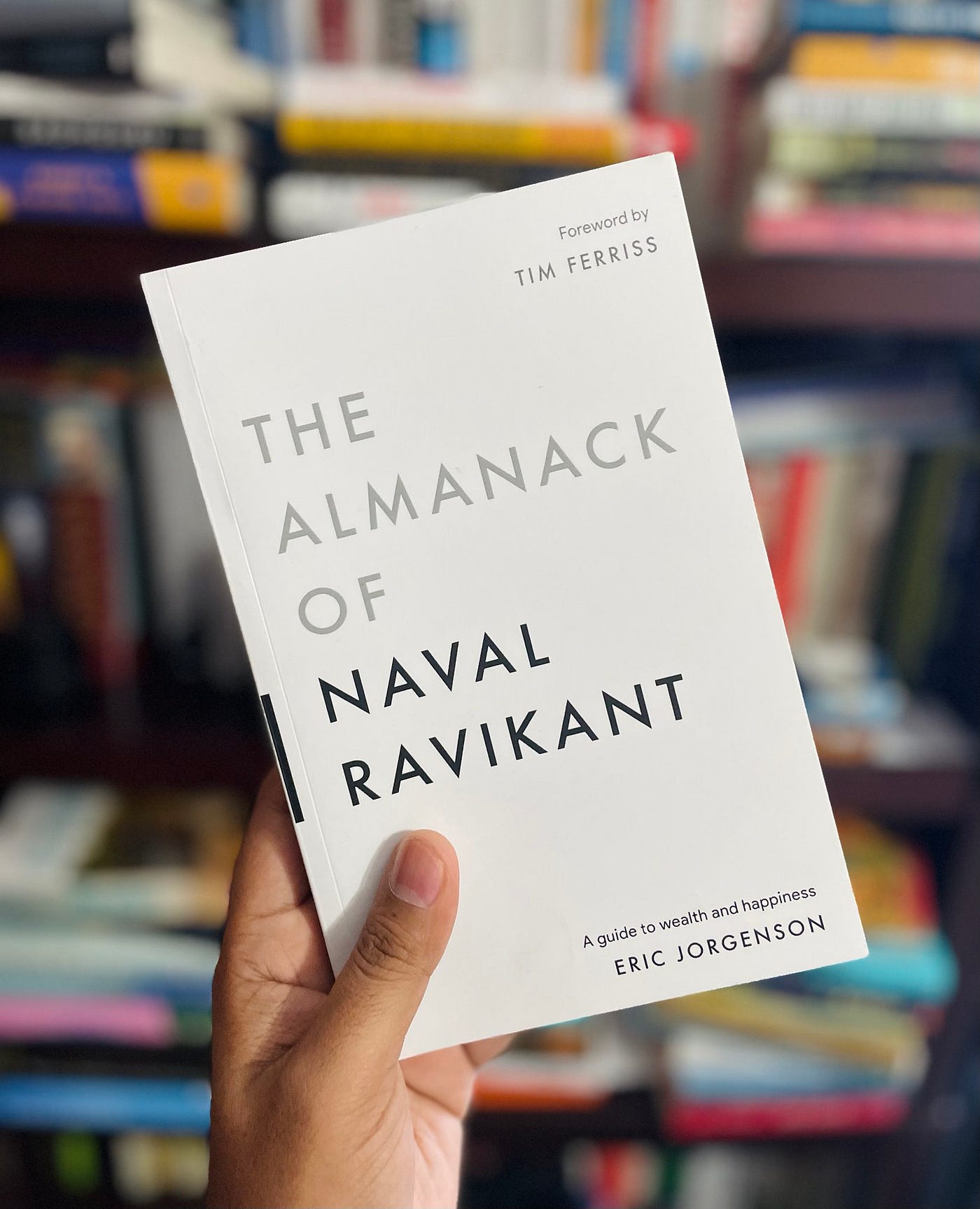Book cover: The almanack of naval ravikant