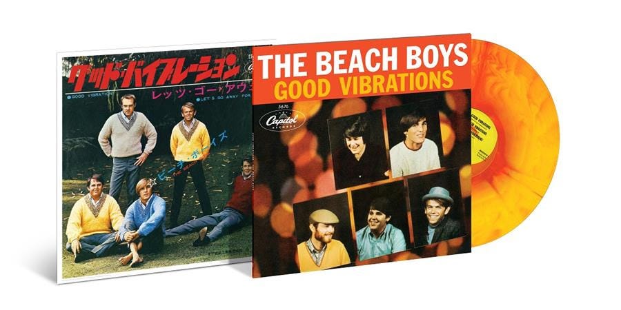 10インチ2枚組　THE BEACH BOYS Good Vibrations Amazon.co.jp: GOOD VIBRATIONS 50TH [Analog]: ミュージック