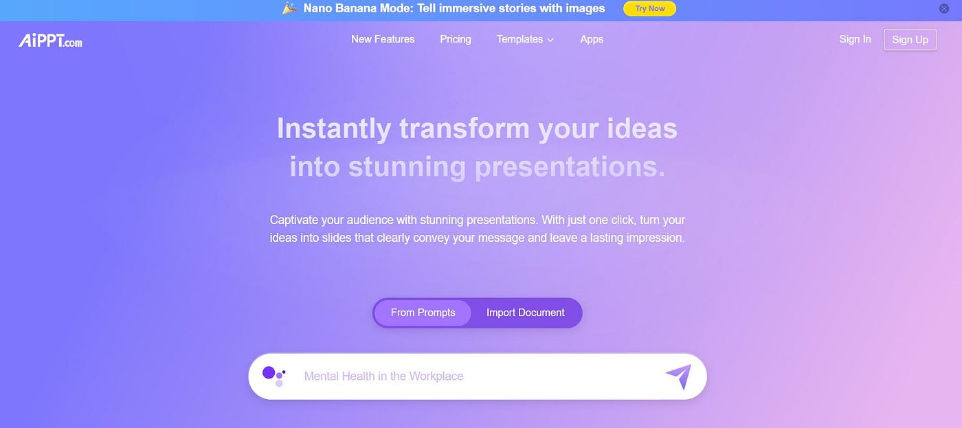 AiPPT Review: The Fastest AI Presentation Maker That Turns Any Idea Into Professional Slides in…