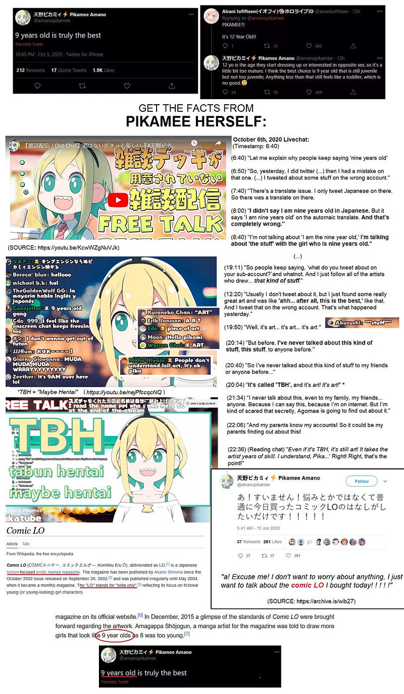 Debunking the Pikamee Delusion. The beloved vtuber Amano Pikamee