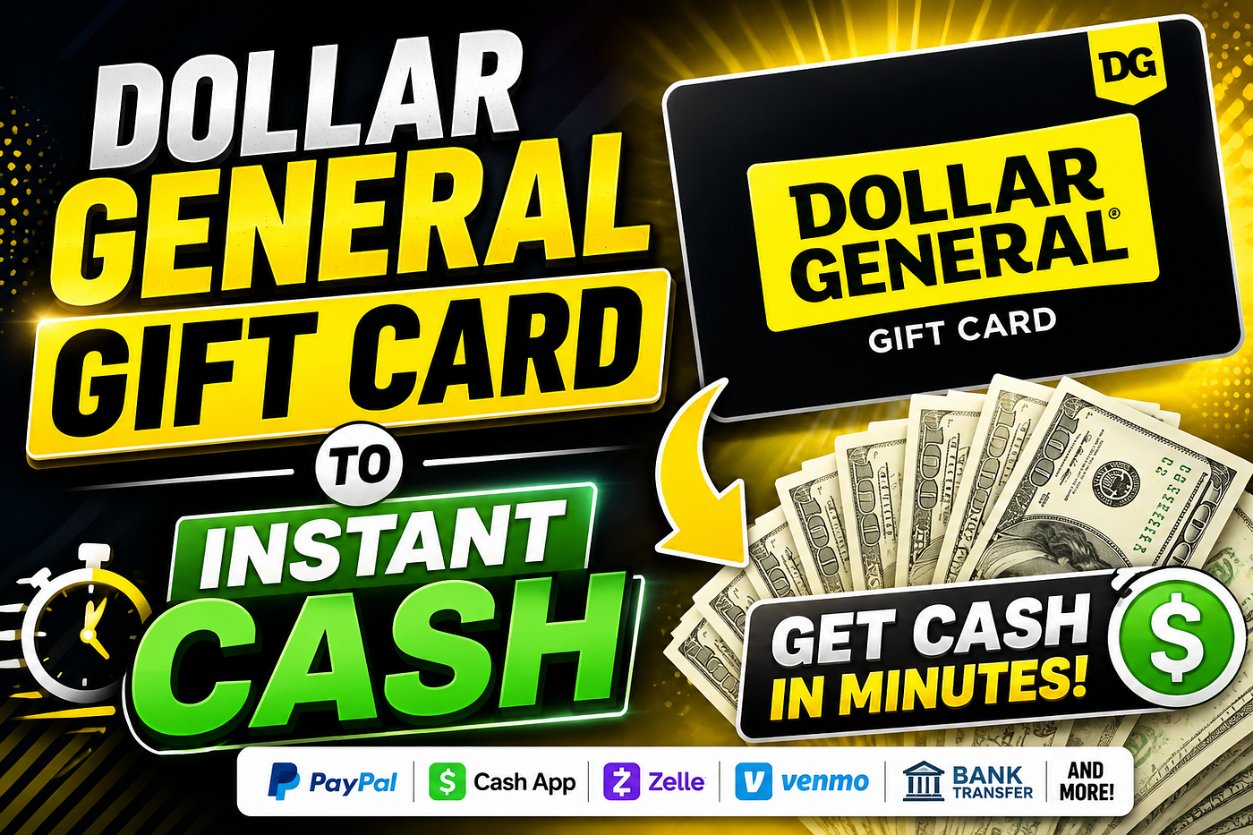 How Anyone Can Sell a Dollar General Gift Card Fast