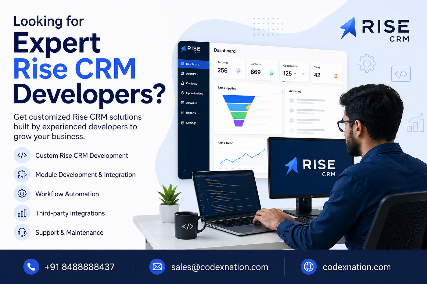 Looking for Expert Rise CRM Developers?