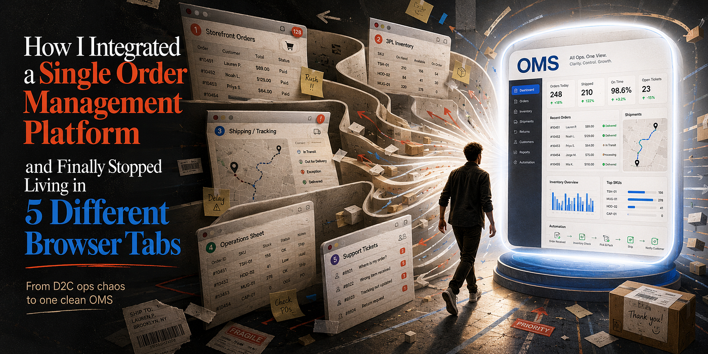 How I Integrated a Single Order Management Platform and Finally Stopped Living in 5 Different…