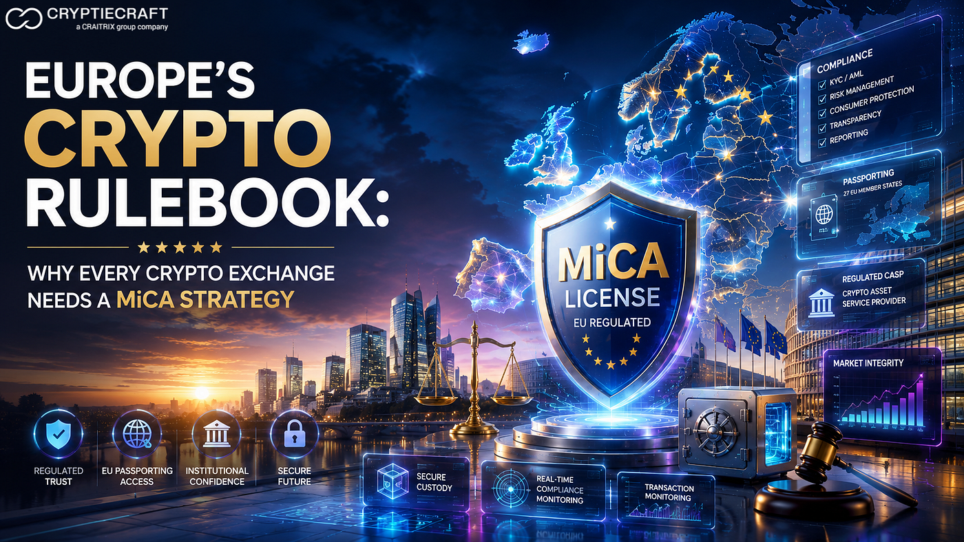 Europe’s Crypto Rulebook: Why Every Crypto Exchange Needs a MiCA Strategy